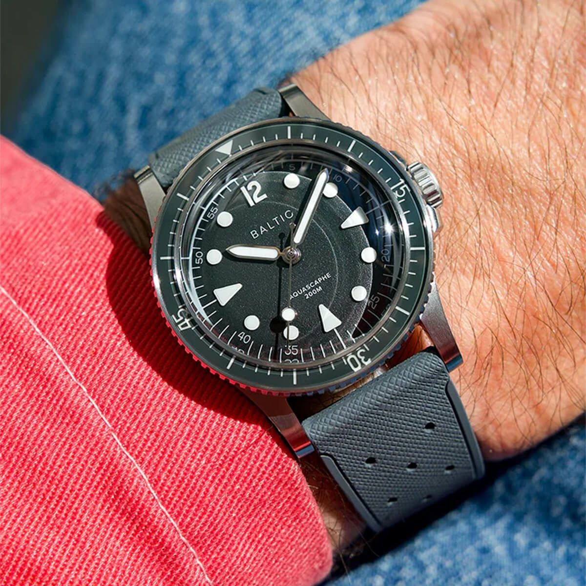 BALTIC / バルチック アクアスケープ Aquascaphe MK2 Grey 37mm ラバー