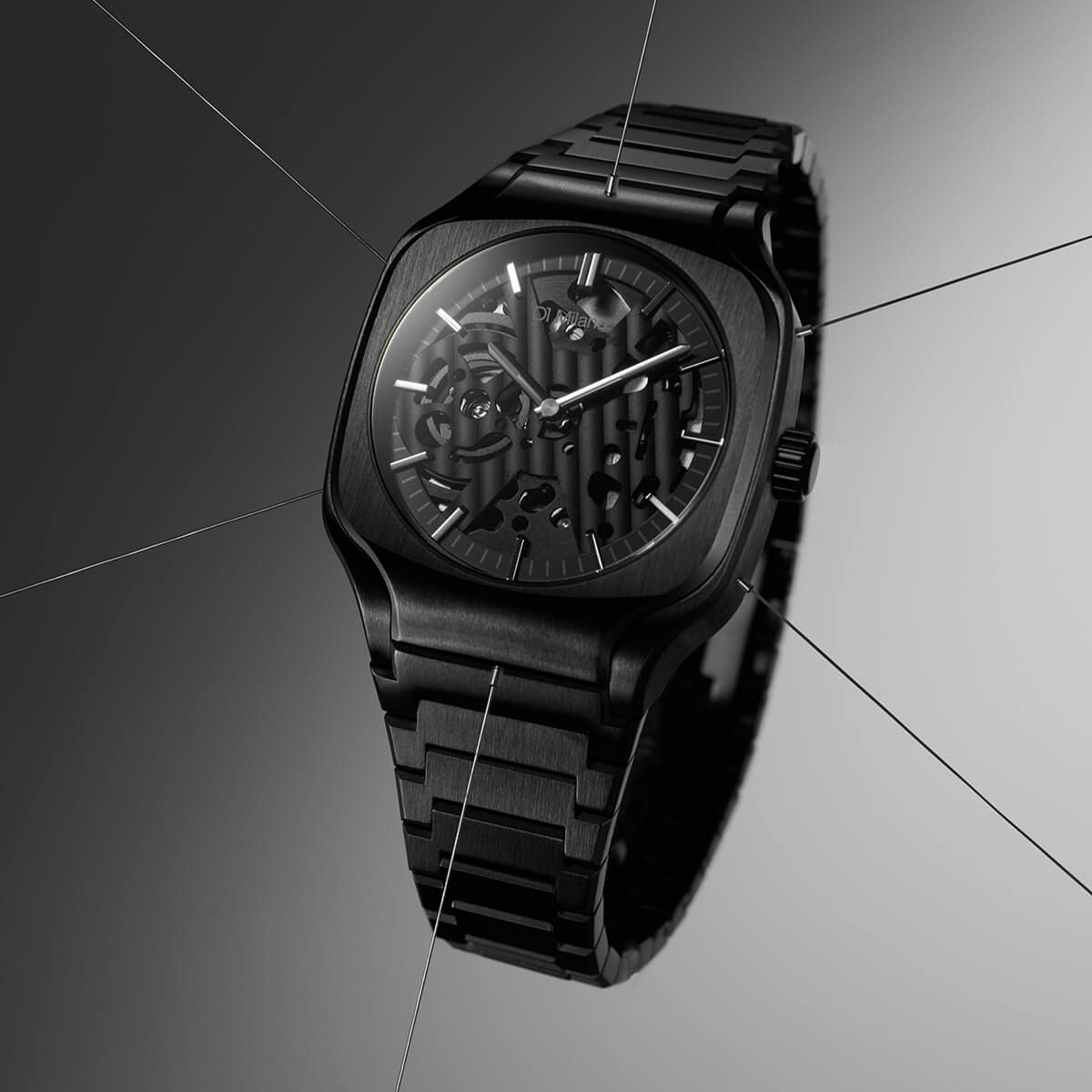 D1 MILANO / ディーワンミラノ スクエアスケルトン Soot Depth