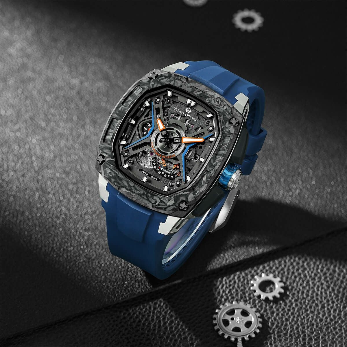 その他 TSAR BOMBA TSAR BOMBA / サーボンバ Automatic Watch ダークマター ブルー メンズ