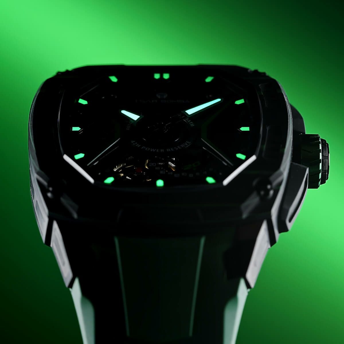 TSAR BOMBA / サーボンバ Automatic Watch ダークマター オレンジ
