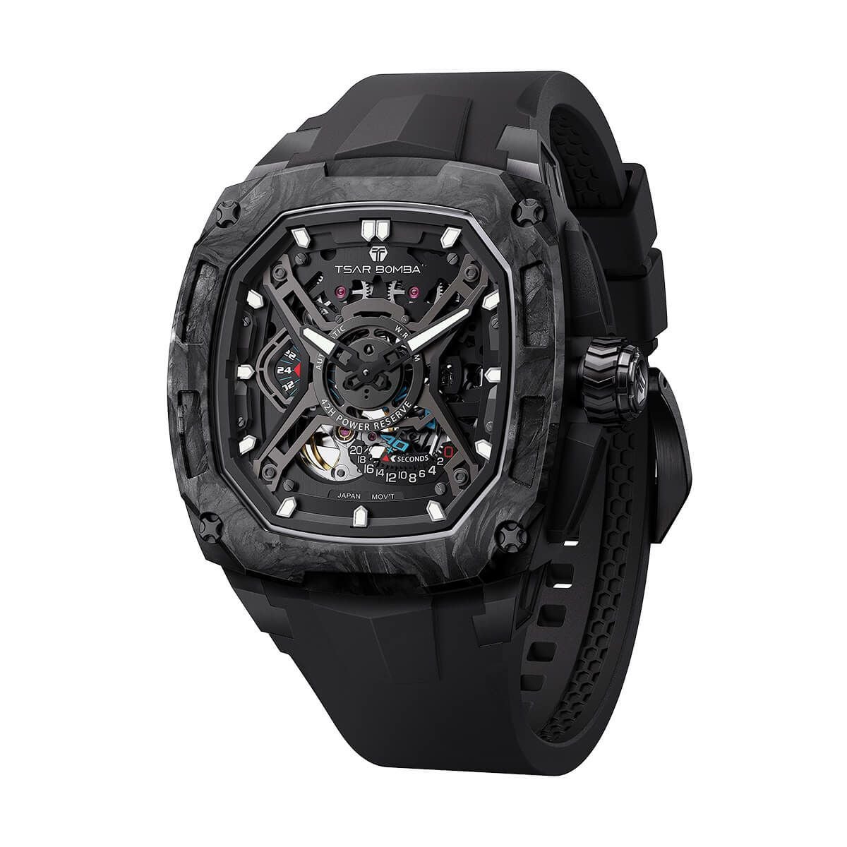 TSAR BOMBA / サーボンバ Automatic Watch ダークマター ブラックの公式ECサイト掲載画像