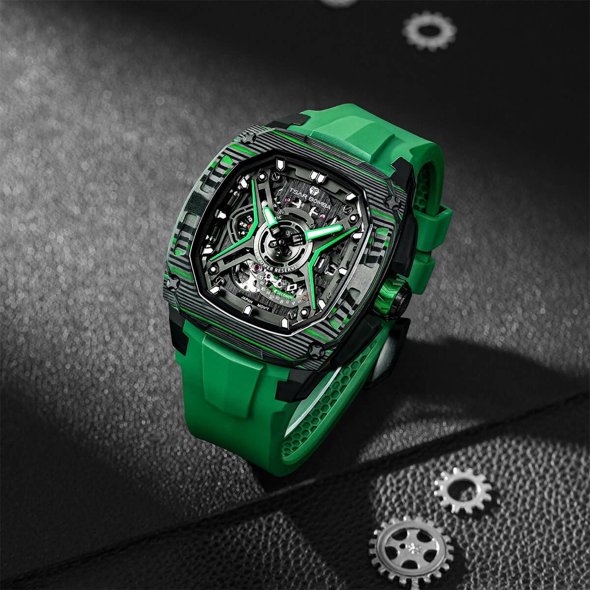 TSAR BOMBA / サーボンバ Automatic Watch ダークマター グリーン