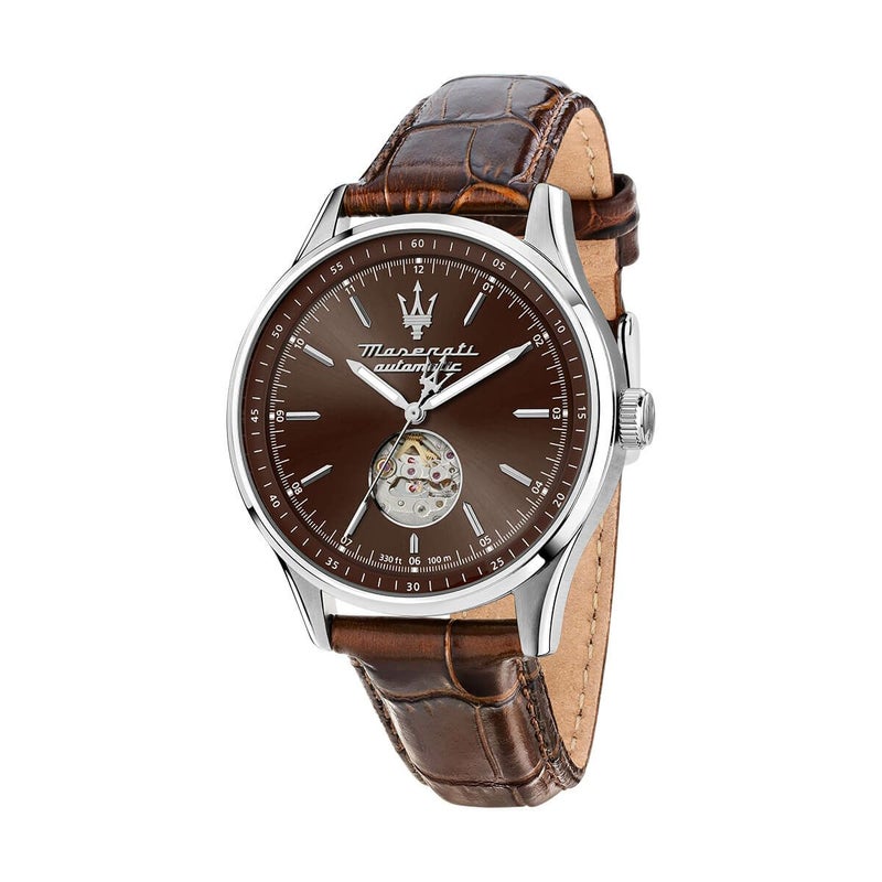 Maserati / マセラティ ソルパッソ 42MM オートマ ブラウン ダイヤル ブラウン レザーの公式ECサイト掲載画像