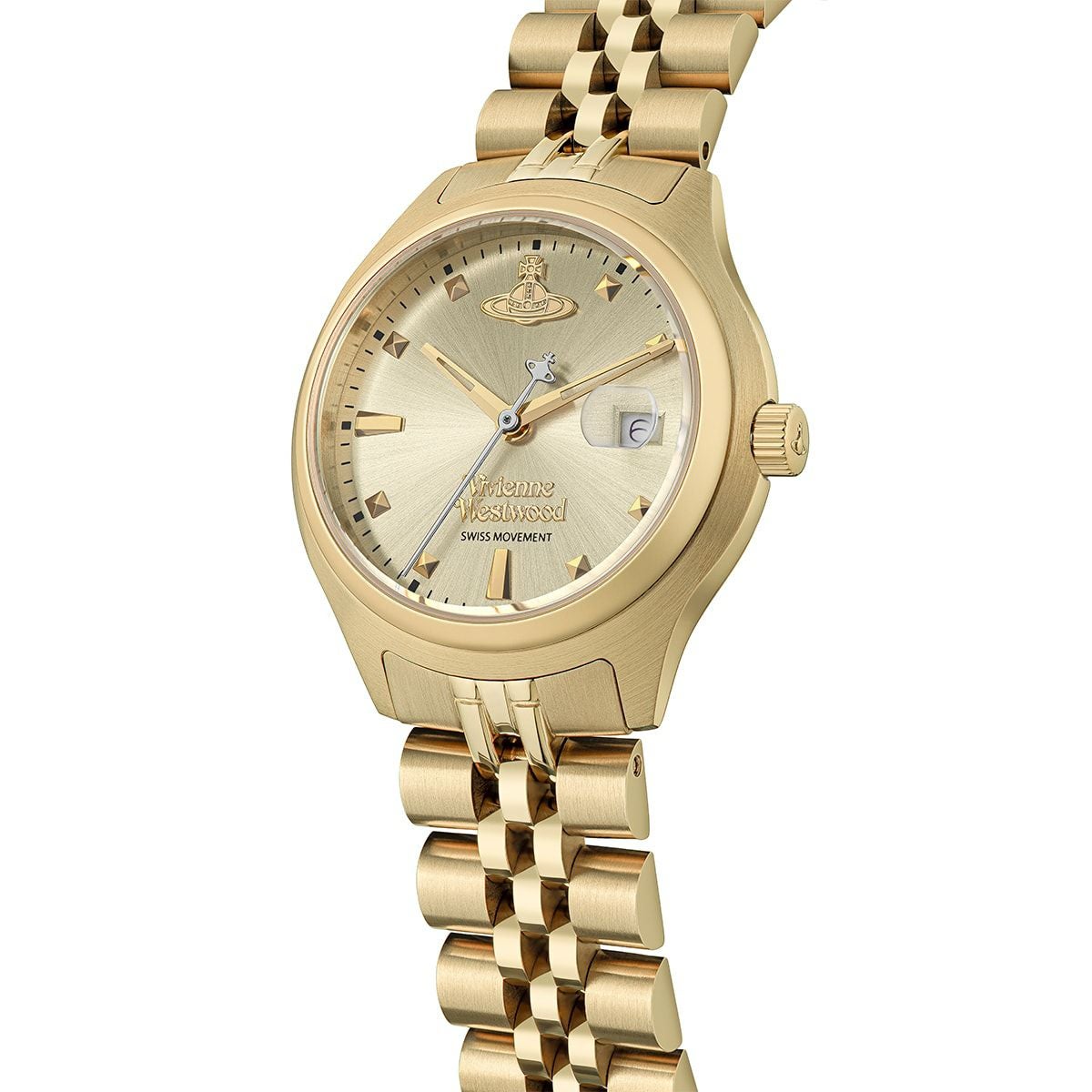 新品　ヴィヴィアン　スクイグル　水×ゴールド Vivienne Westwood - 【限定】vivienne 腕時計 ダメージ スクイグル