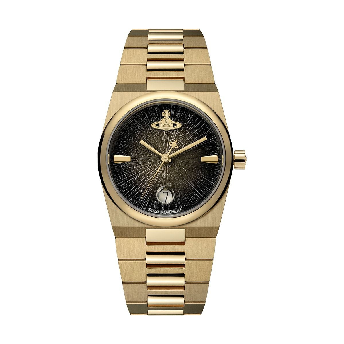 Vivienne Westwood / ヴィヴィアンウエストウッド ホクストン - レディース ブラック ダイヤル & ゴールド ブレスレットの公式ECサイト掲載画像