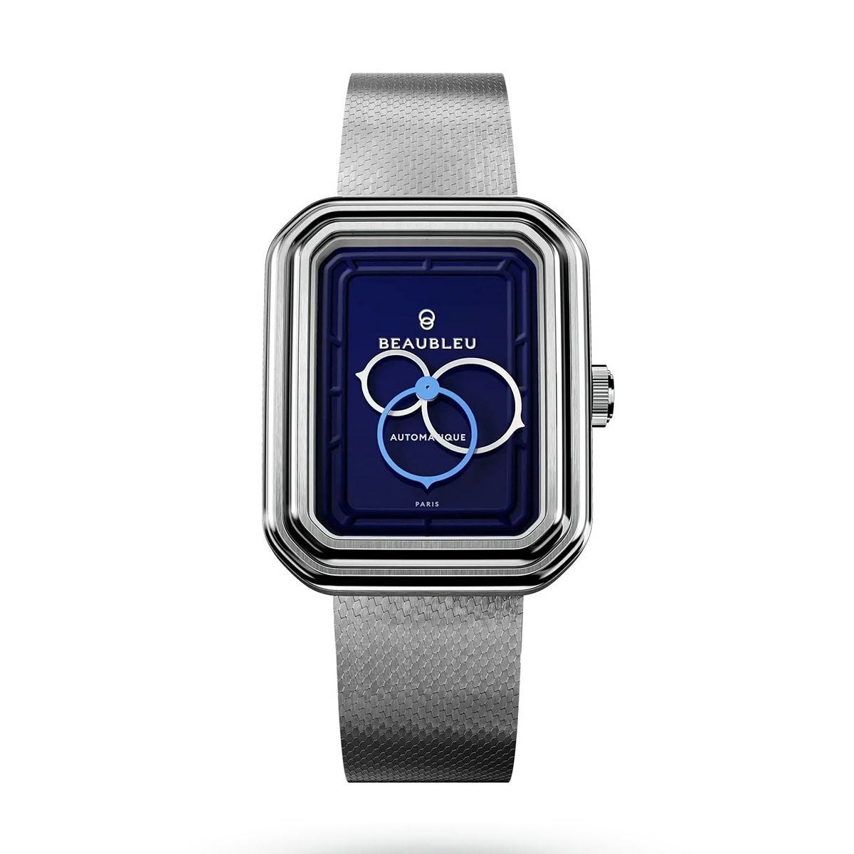 BEAUBLEU / ボーブルー ECCE FIGURA SMALT エッチェ フィグラ スマルト ステンレススチールメッシュストラップの公式ECサイト掲載画像