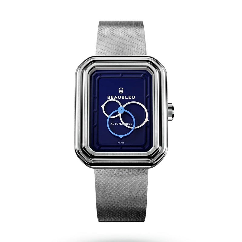 BEAUBLEU / ボーブルー ECCE FIGURA SMALT エッチェ フィグラ スマルト ステンレススチールメッシュストラップの公式ECサイト掲載画像