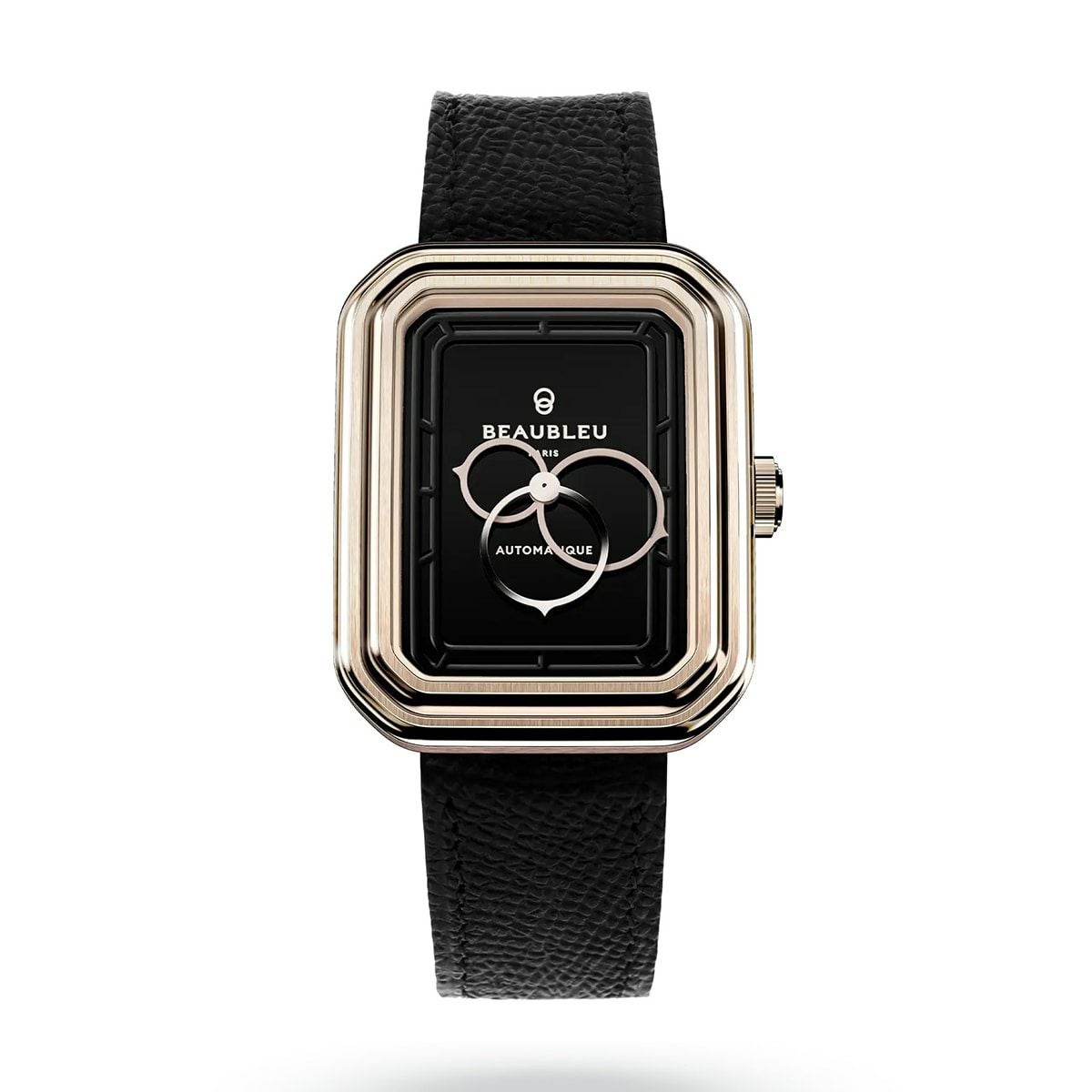 BEAUBLEU / ボーブルー ECCE FIGURA ONYX エッチェ フィグラ オニキス ブラック グレインド レザーストラップの公式ECサイト掲載画像