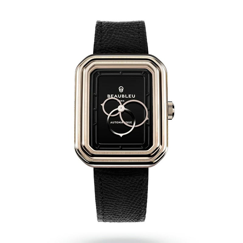 BEAUBLEU / ボーブルー ECCE FIGURA ONYX エッチェ フィグラ オニキス ブラック グレインド レザーストラップの公式ECサイト掲載画像