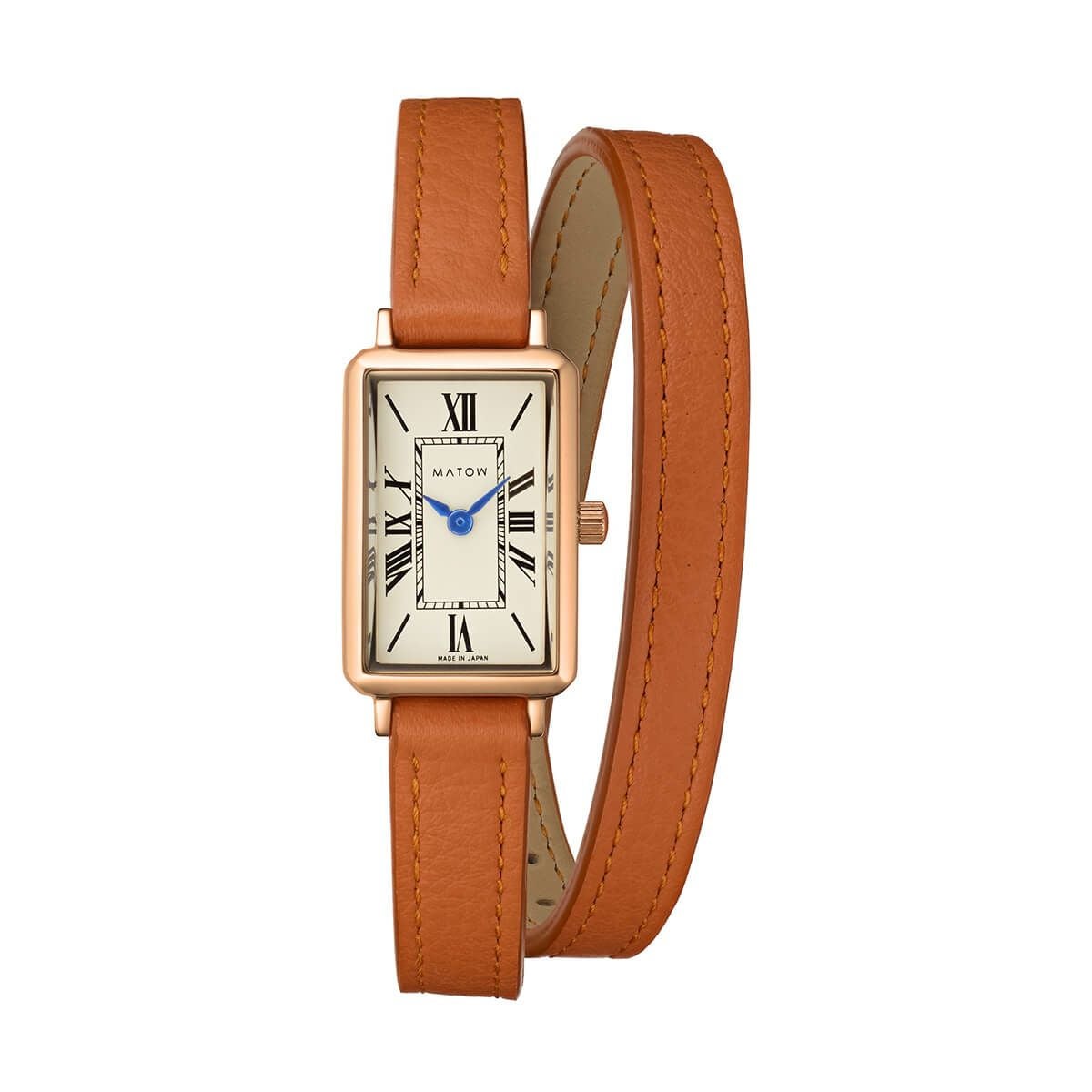 MATOW / マトウ Tsuki 淡月 たんげつ ミニスクエア ローズゴールド