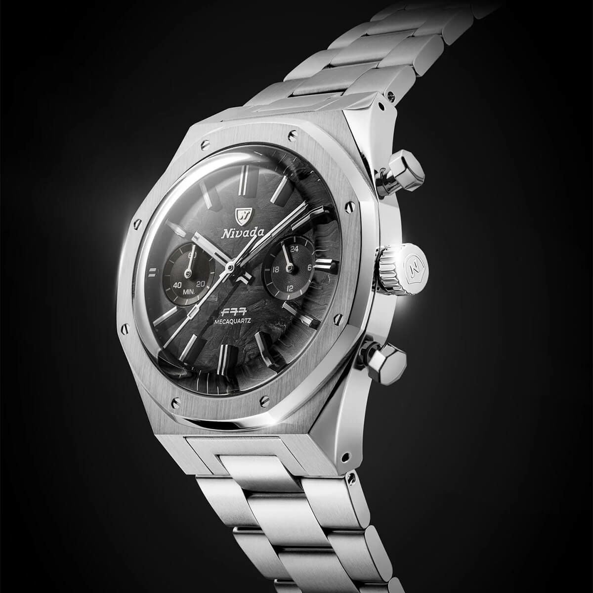 Nivada Grenchen / ニバダ グレンヒェン F77 クロノ メカクウォーツ