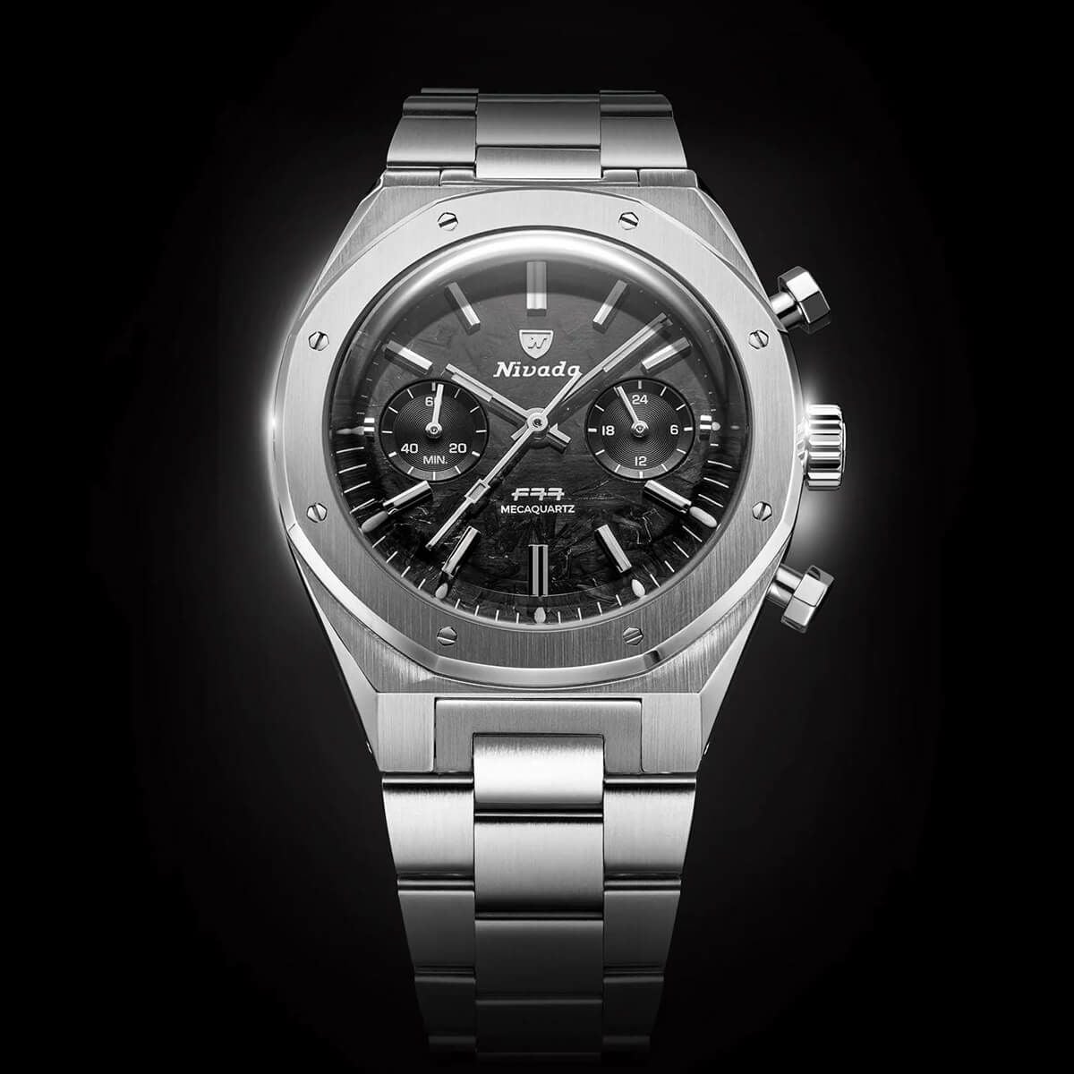 Nivada Grenchen / ニバダ グレンヒェン F77 クロノ メカクウォーツ