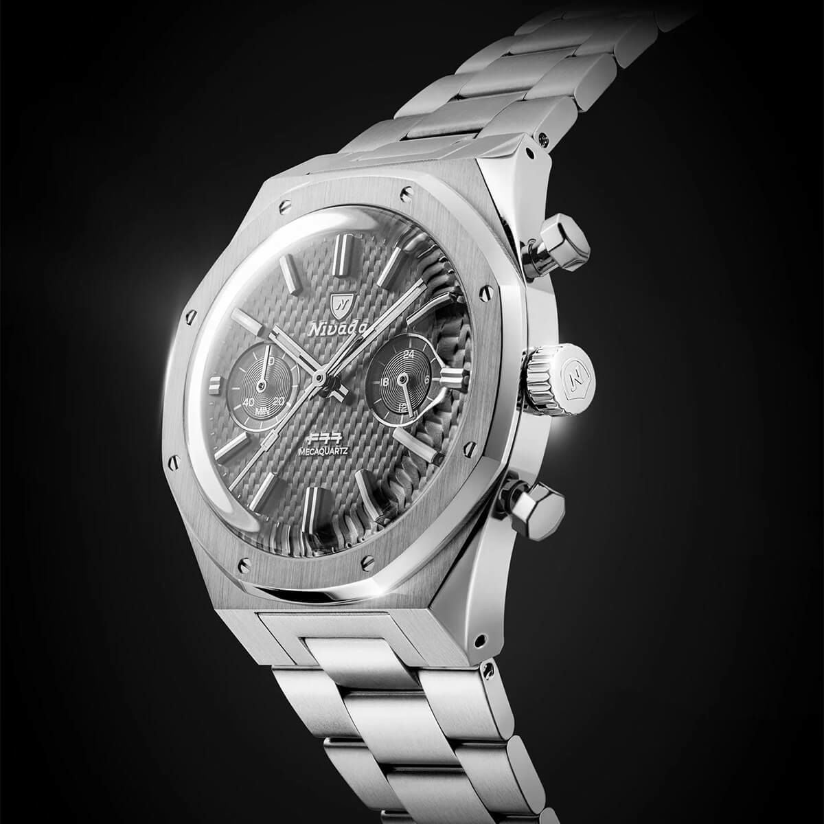 Nivada Grenchen / ニバダ グレンヒェン F77 クロノ メカクウォーツ