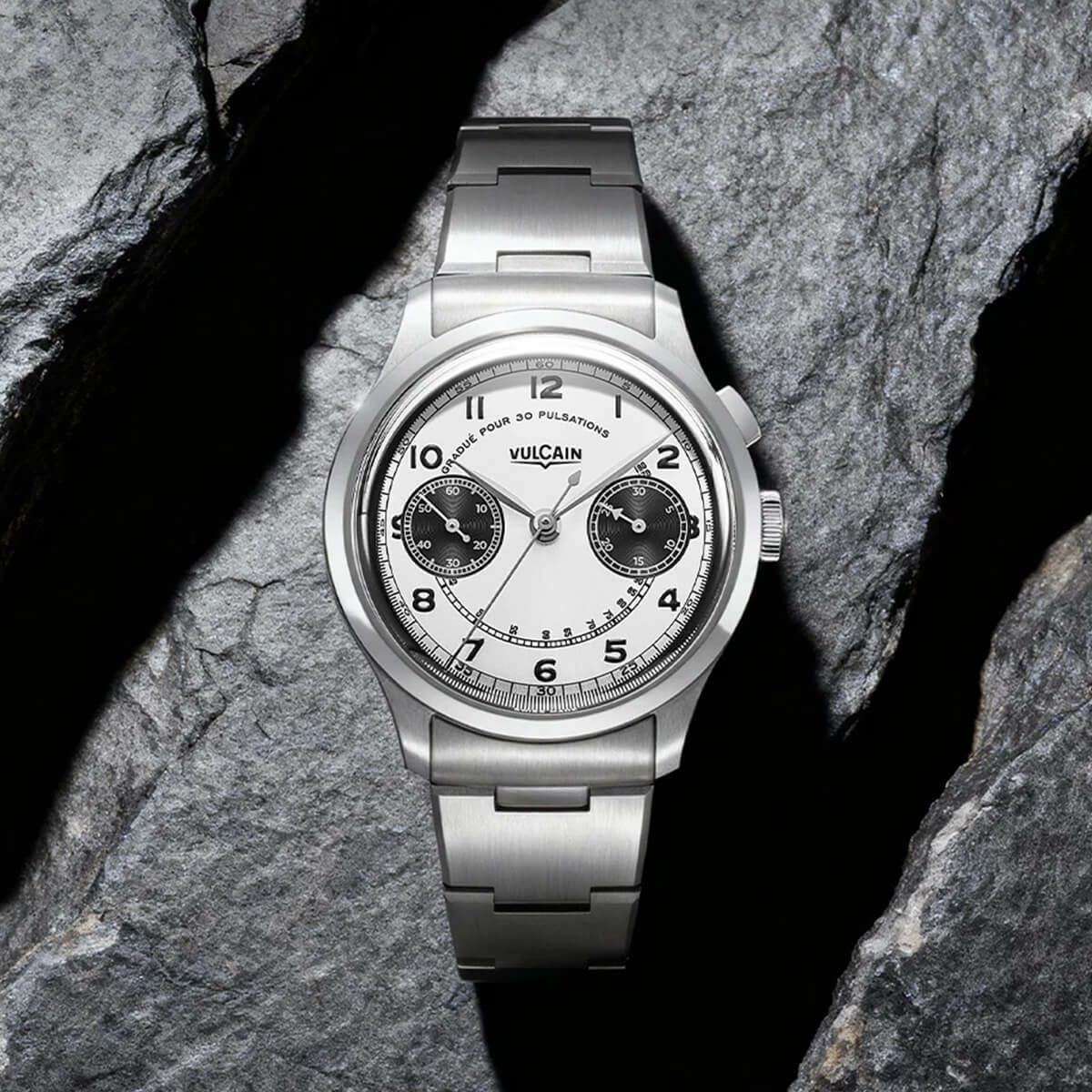 VULCAIN / ヴァルカン モノプッシャー ヘリテージ パンダ ステンレス
