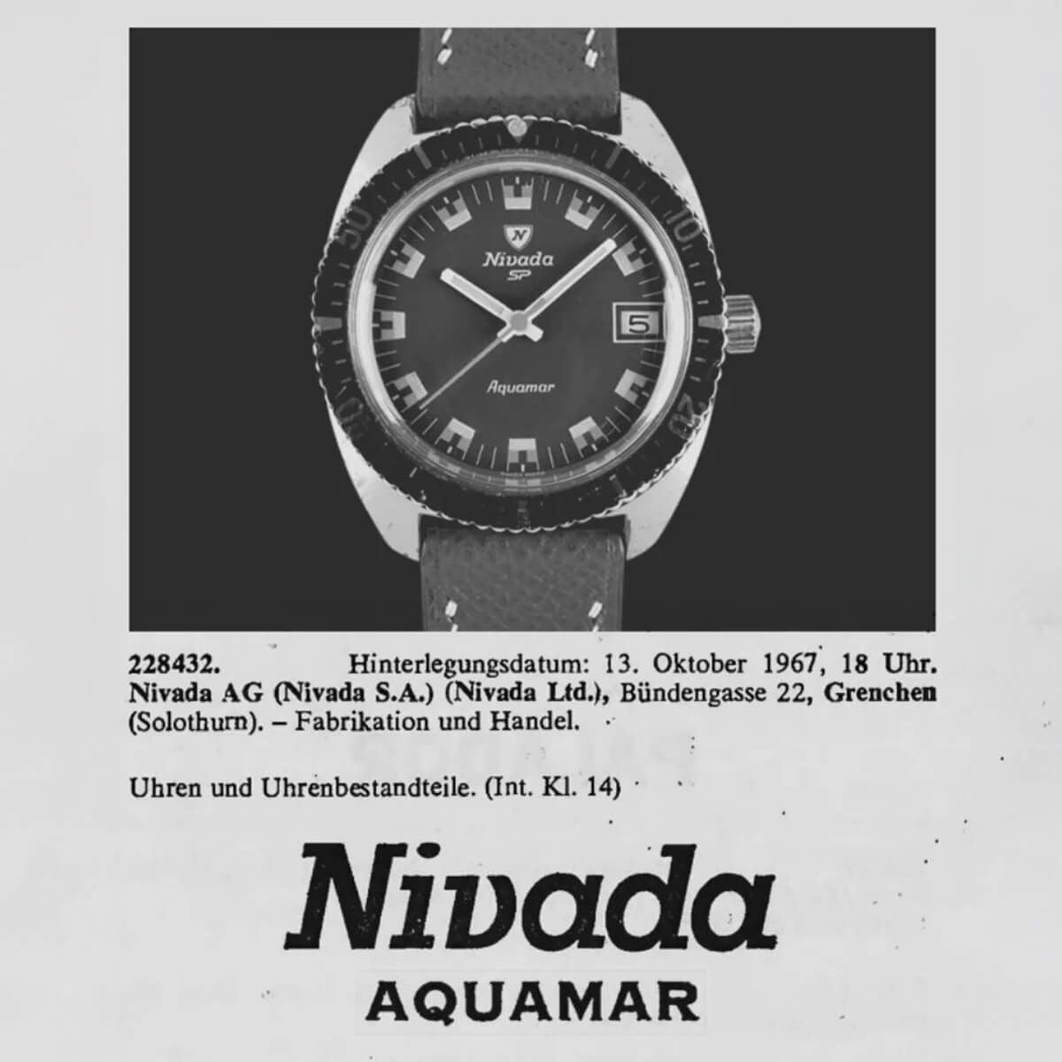 Nivada Grenchen / ニバダ グレンヒェン アンタークティック アクア