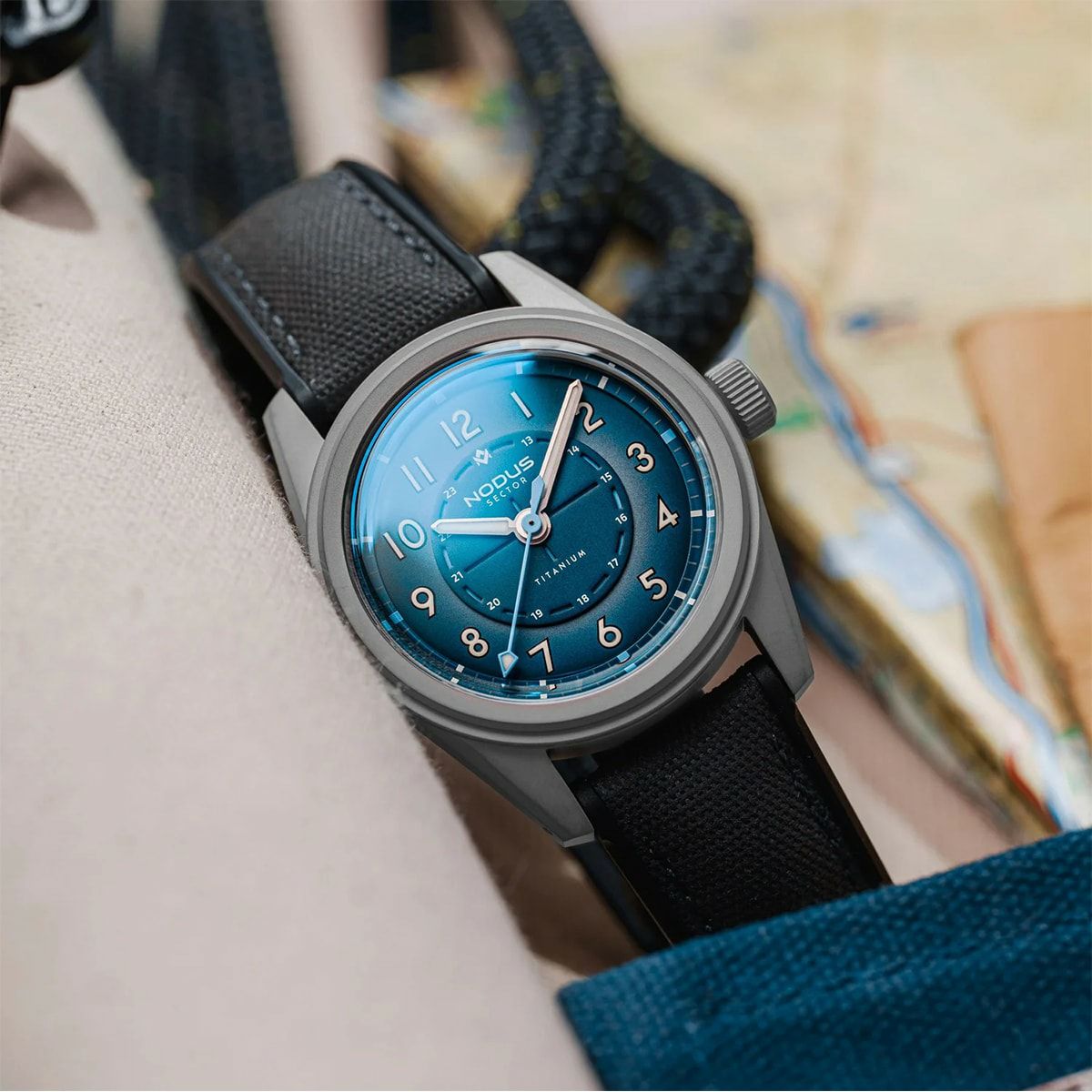 NODUS Watches / ノダス ウォッチ SECTOR II FIELD TITANIUM - MARINA