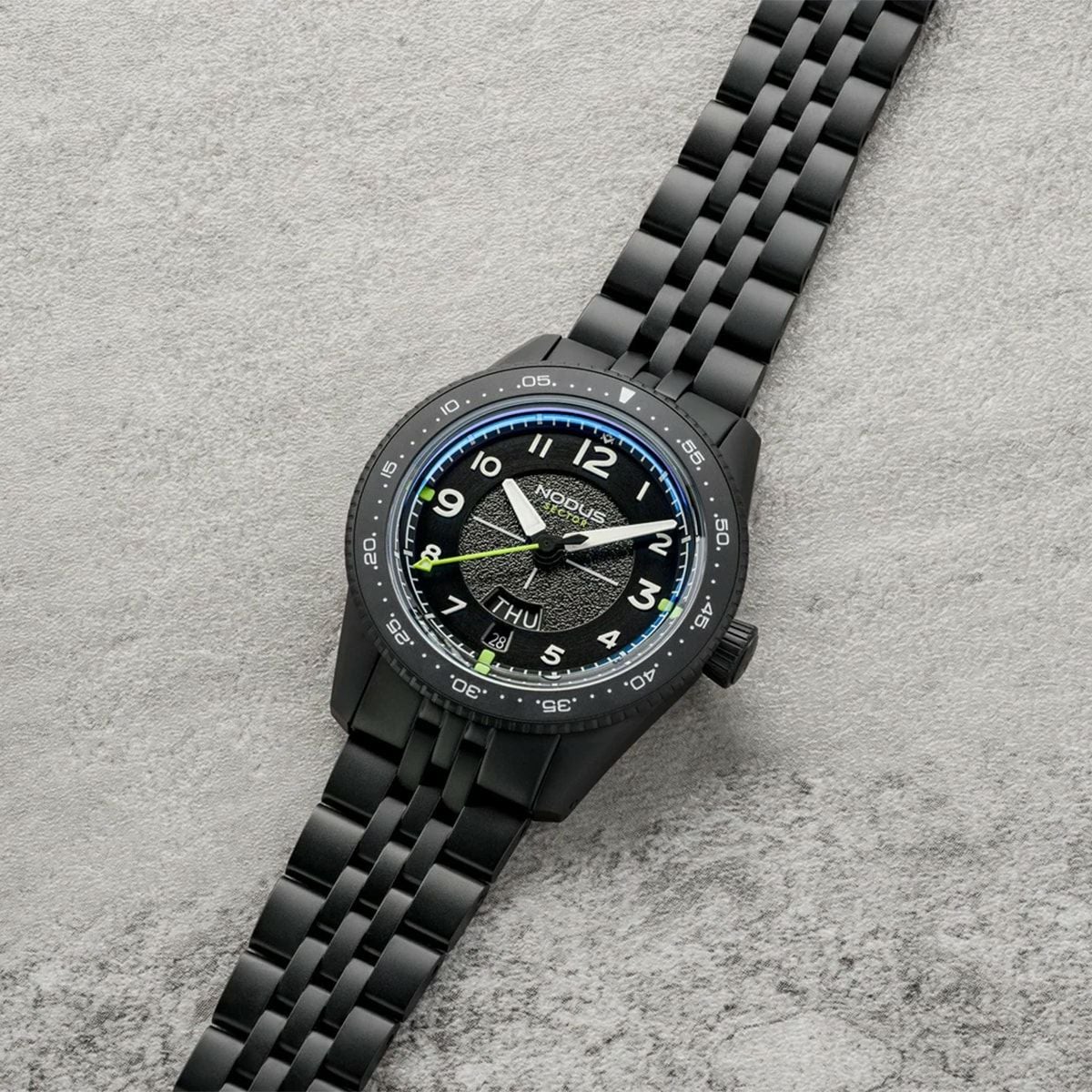 NODUS Watches / ノダス ウォッチ SECTOR II PILOT - DLC メンズ腕時計