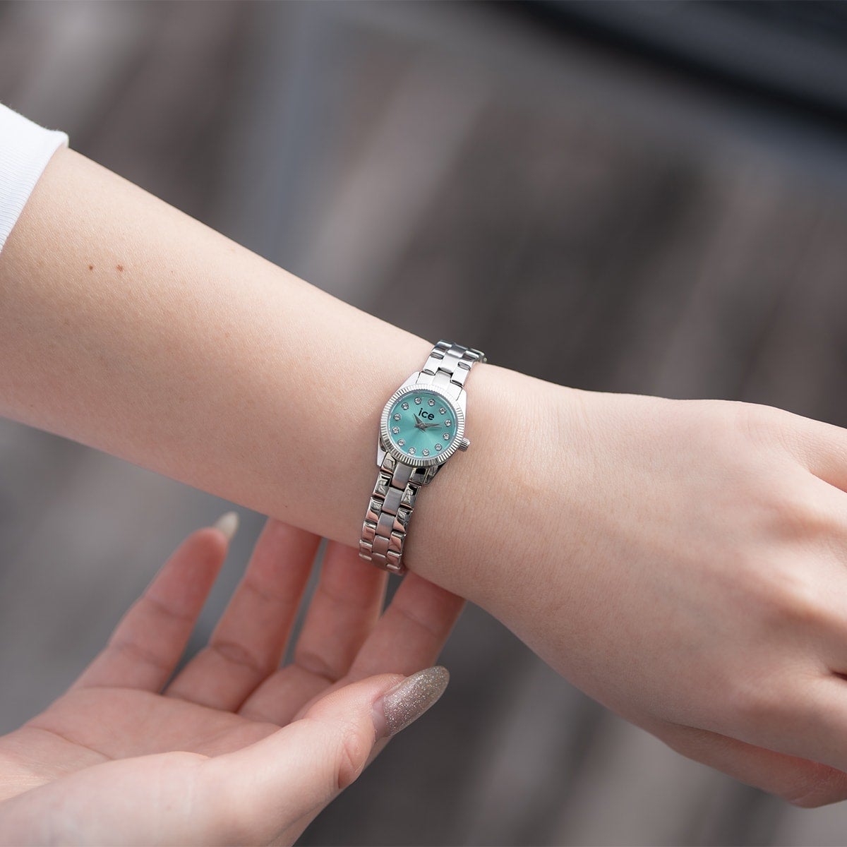 ICE-WATCH / アイスウォッチ ICE mimi - シルバーターコイズ - 19mm