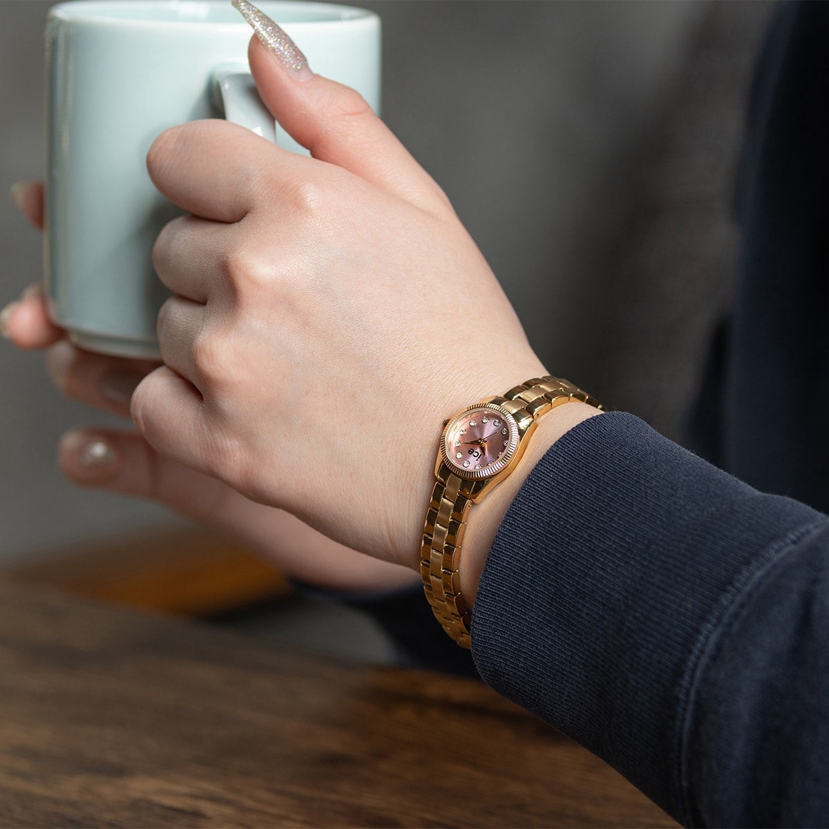 ICE-WATCH / アイスウォッチ ICE mimi - ゴールドピンク - 19mm - 3H