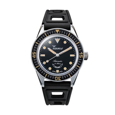SQUALE / スクワーレ Matic S Light Blue Mosaic rubber メンズ腕時計 