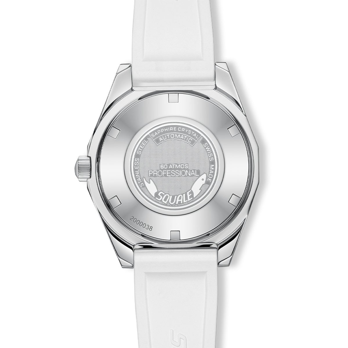 SQUALE / スクワーレ Matic S White Mosaic Rubber メンズ腕時計 | H