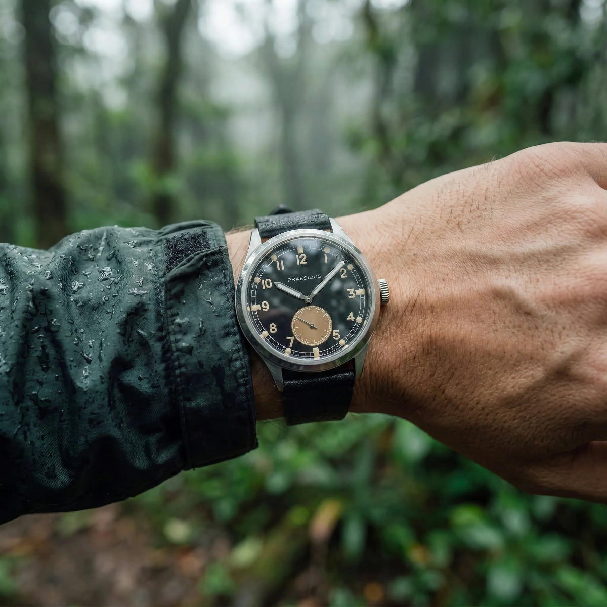 Praesidus / プレジダス Dirty Dozen 70200A 40mm SST - Black Leather