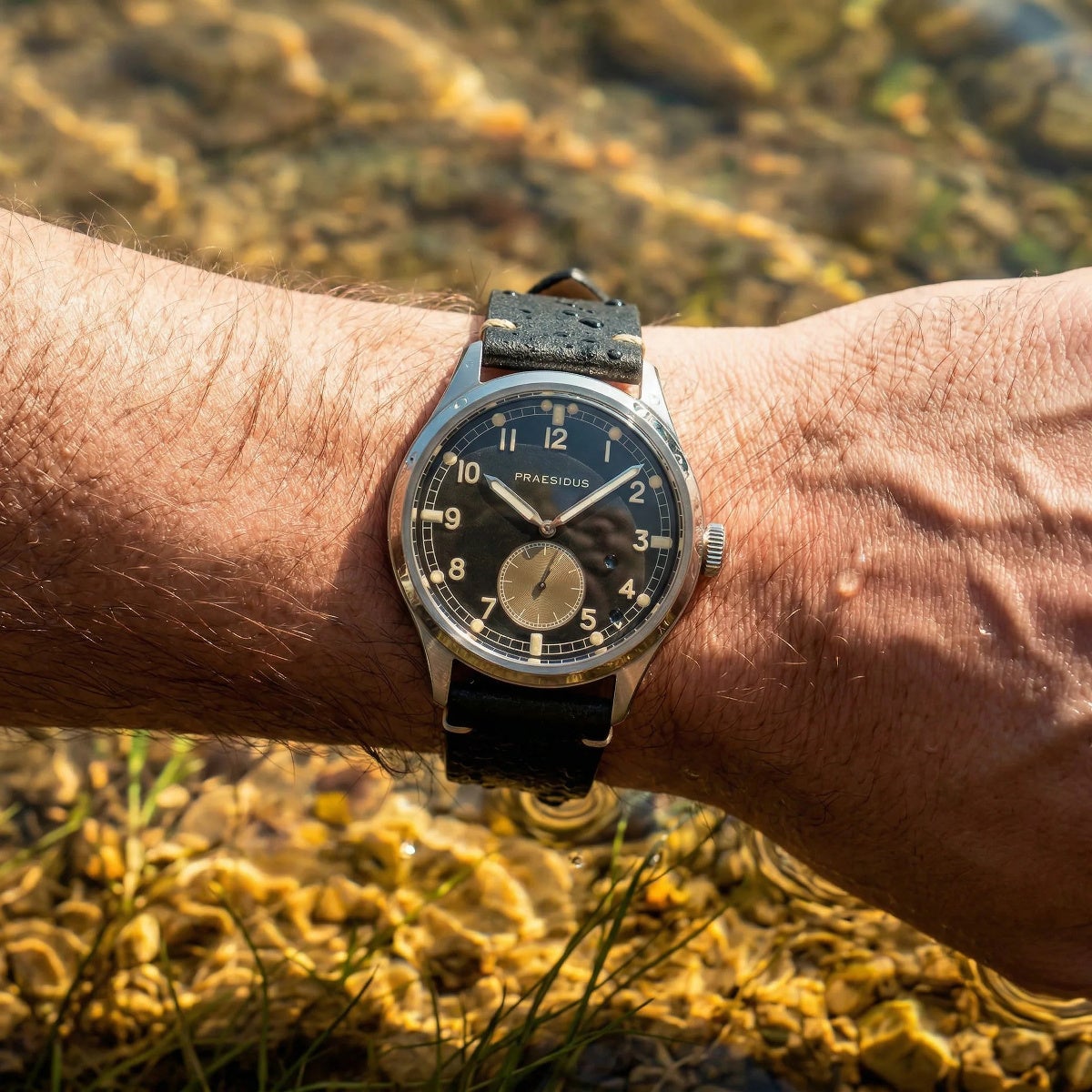 Praesidus / プレジダス Dirty Dozen 70200A 40mm SST - Black Leather