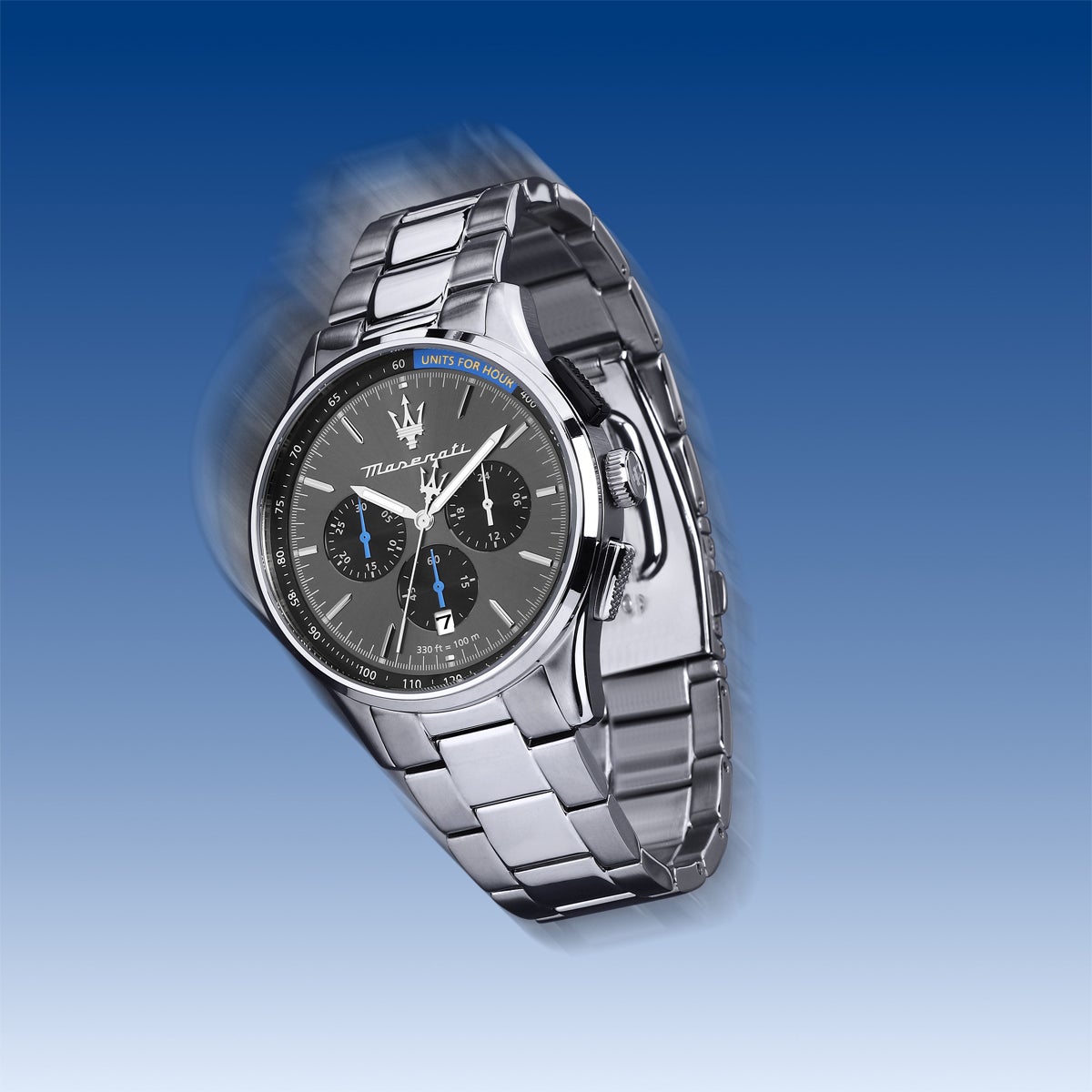 Maserati / マセラティ ソルパッソ - 42mm クロノ ガン ダイヤル