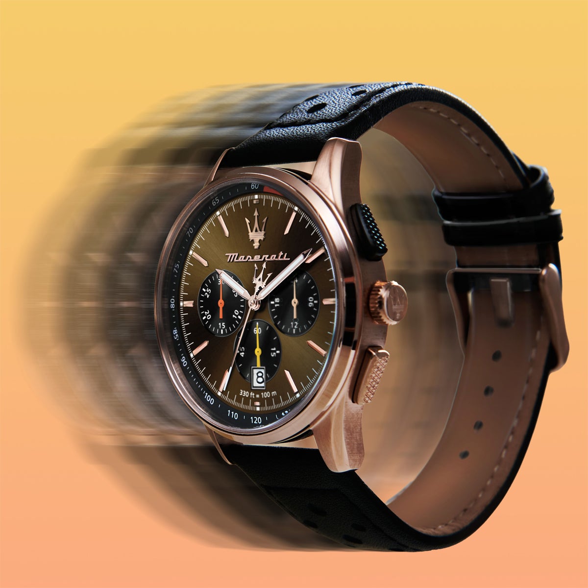 Maserati / マセラティ ソルパッソ - 42mm クロノ ブラウン ダイヤル