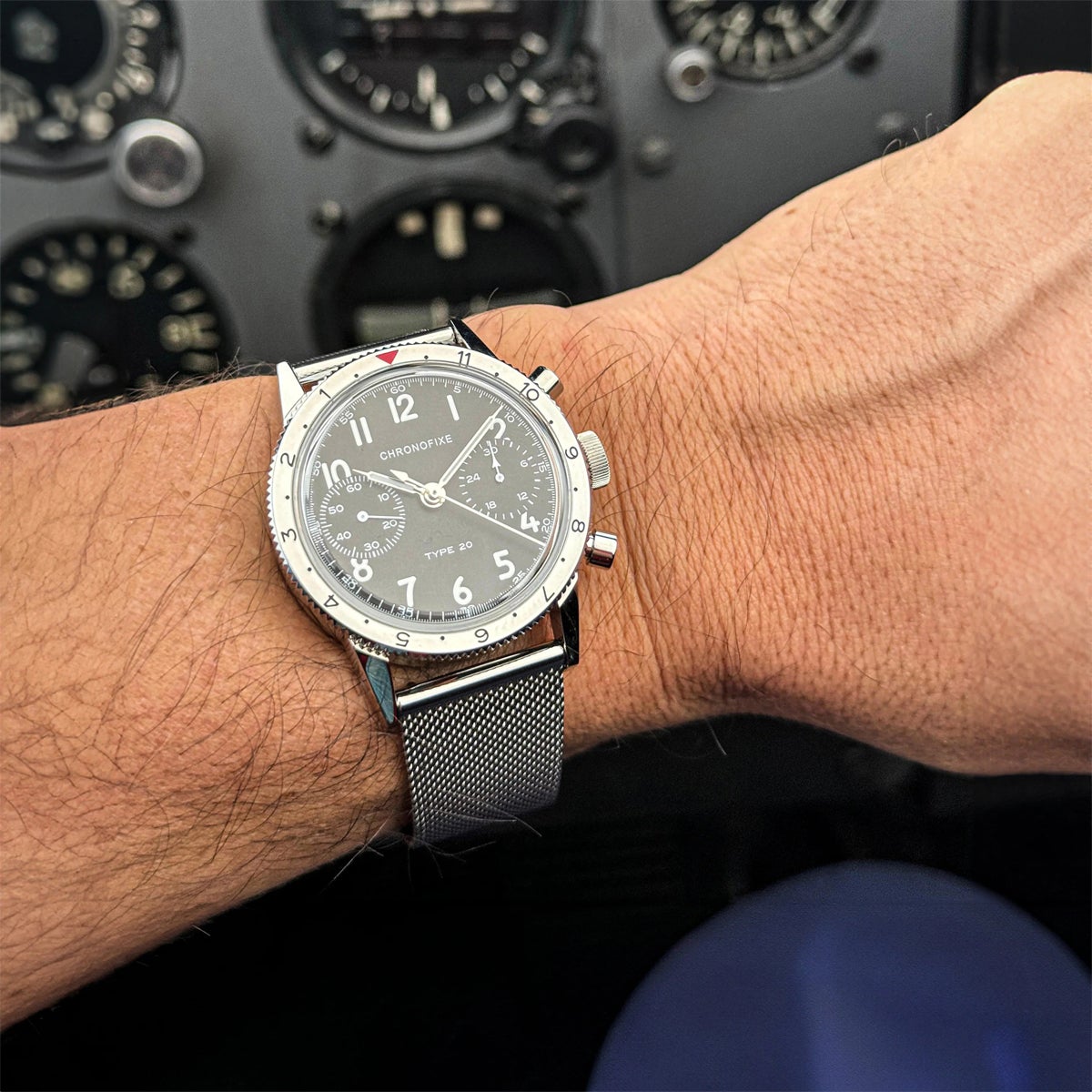 Chronofixe / クロノフィックス CFX-T20-002 Silver mesh メンズ腕時計