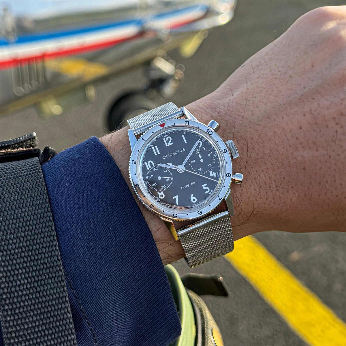 Chronofixe / クロノフィックス CFX-T20-002 Silver mesh メンズ腕時計