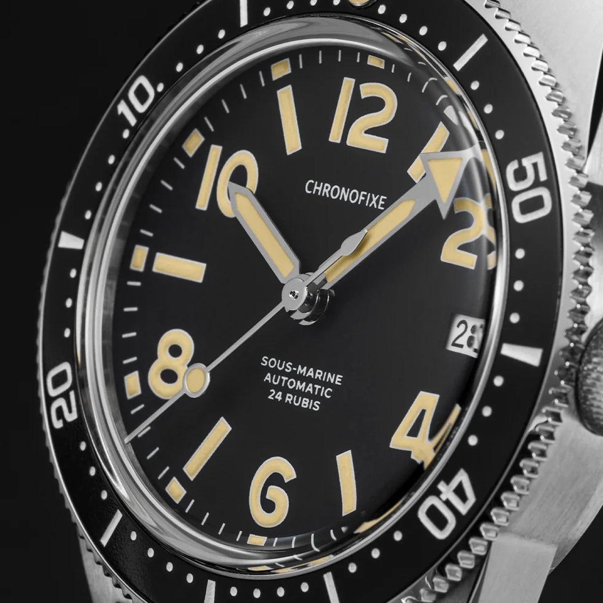 Chronofixe / クロノフィックス CFX-D Black Nato Strap メンズ腕時計