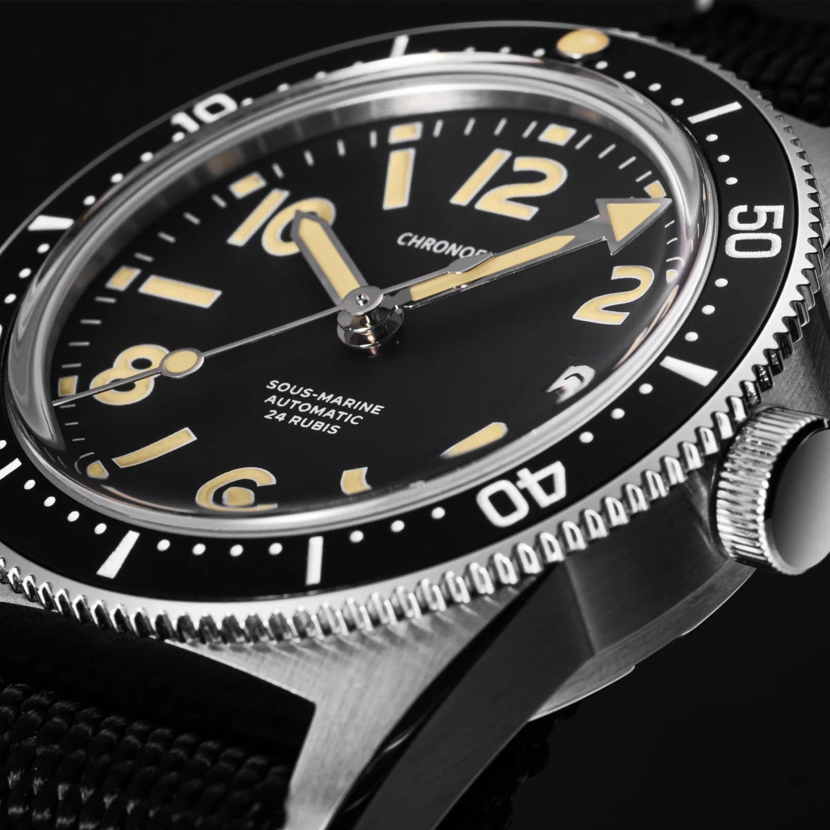 半額以下 エレクトリック FW01 NATO BLACK 腕時計 Chronofixe / クロノフィックス CFX-D Black Nato Strap メンズ腕時計