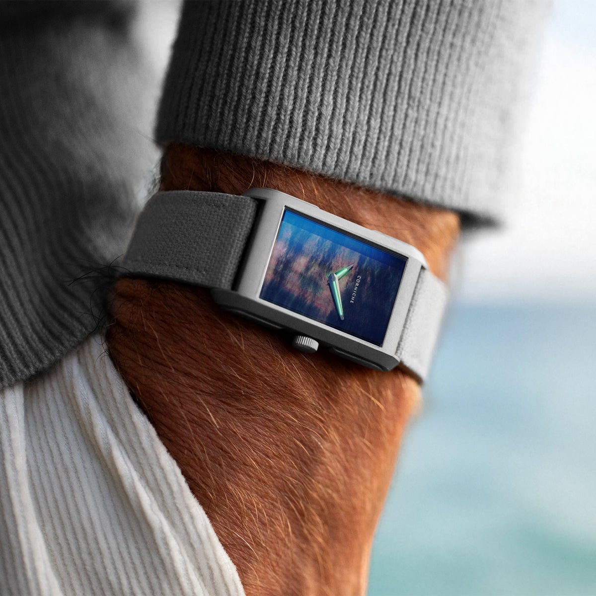 Corniche Watches / コーニッシュ Visionnaire Sandblasted Steel with