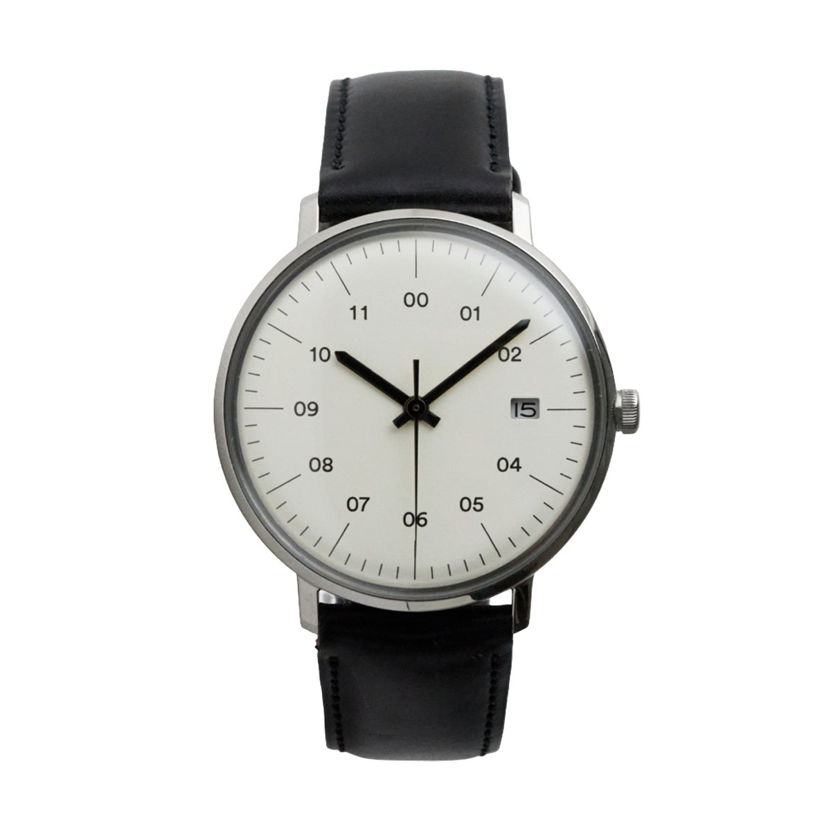 sazare / さざれ SK02-38mm / SS SILVER MIRROR FINISH / WHITE DIAL