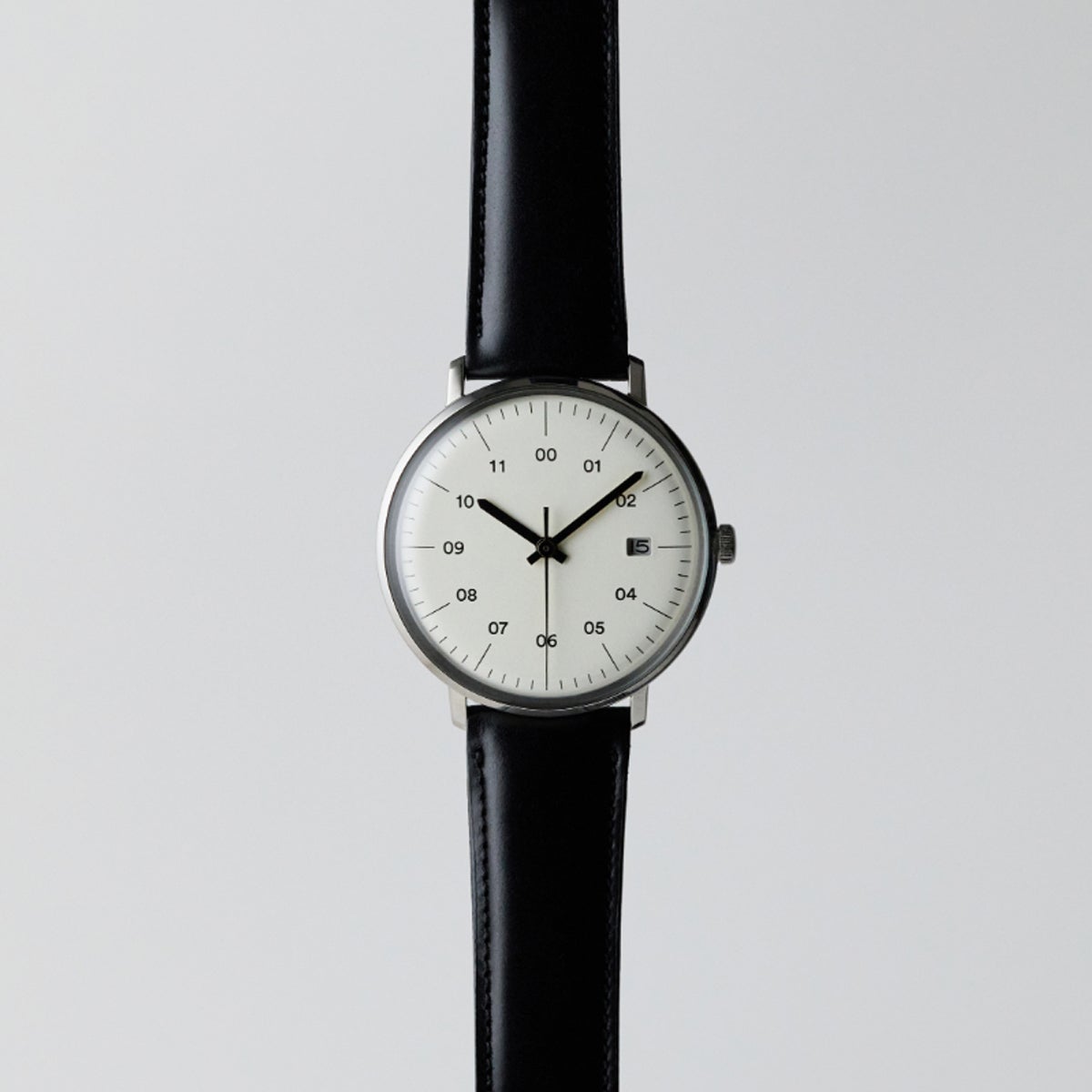 sazare / さざれ SK02-38mm / SS SILVER MIRROR FINISH / WHITE DIAL