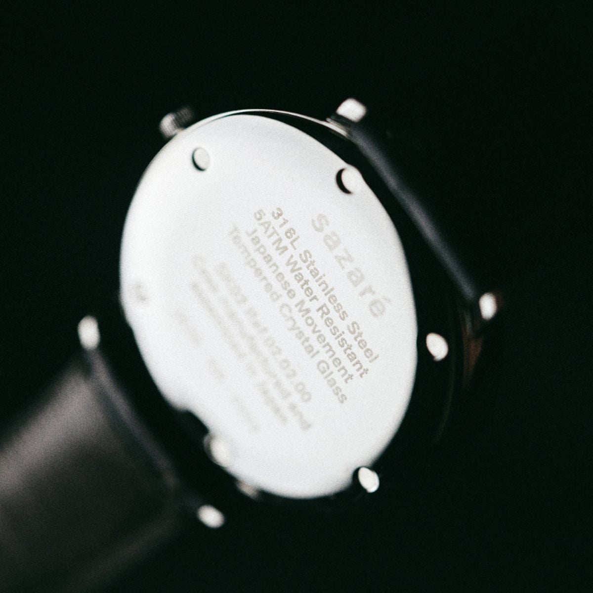 sazare / さざれ SK02-38mm / SS SILVER MIRROR FINISH / WHITE DIAL
