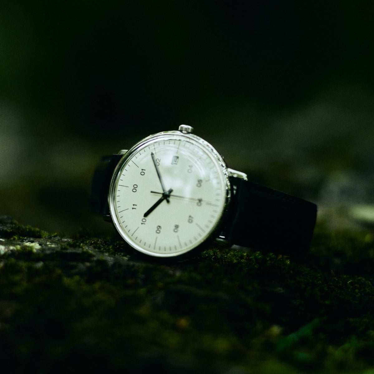 sazare / さざれ SK02-38mm / SS SILVER MIRROR FINISH / WHITE DIAL