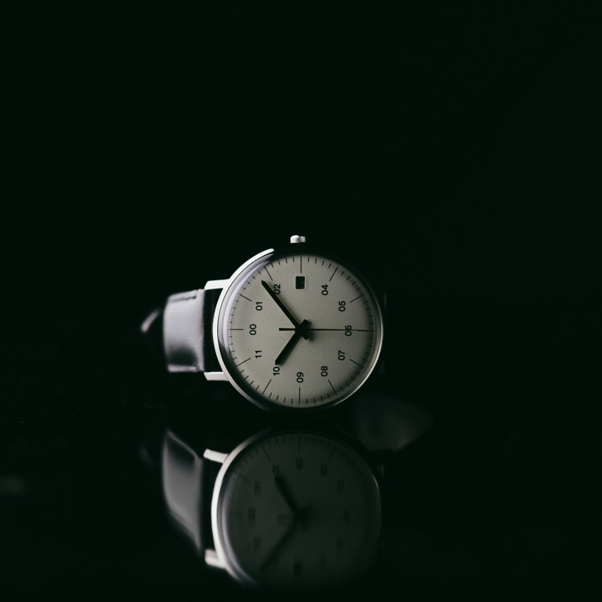 sazare / さざれ SK02-38mm / SS SILVER MIRROR FINISH / WHITE DIAL