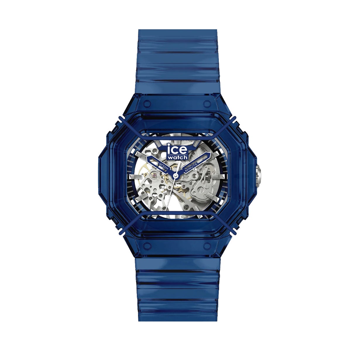 透明クリアスケルトン時計メンズ滑らかに流れるスイープ運針INVICTA ICE-WATCH / アイスウォッチ BEWATCH 2 - ブラック スケルトン - 48mm