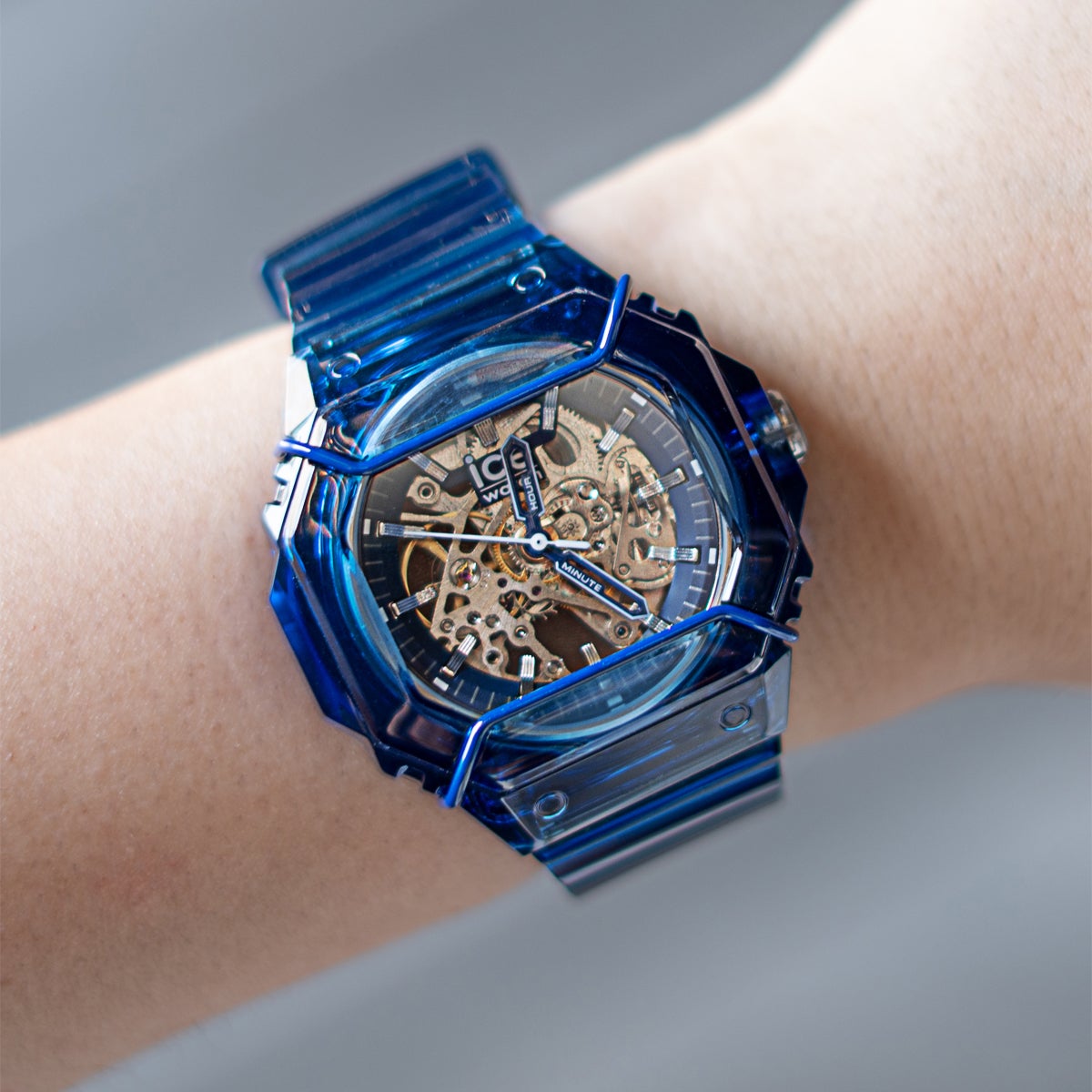 ICE-WATCH / アイスウォッチ BEWATCH 2 - ブルー スケルトン - 48mm