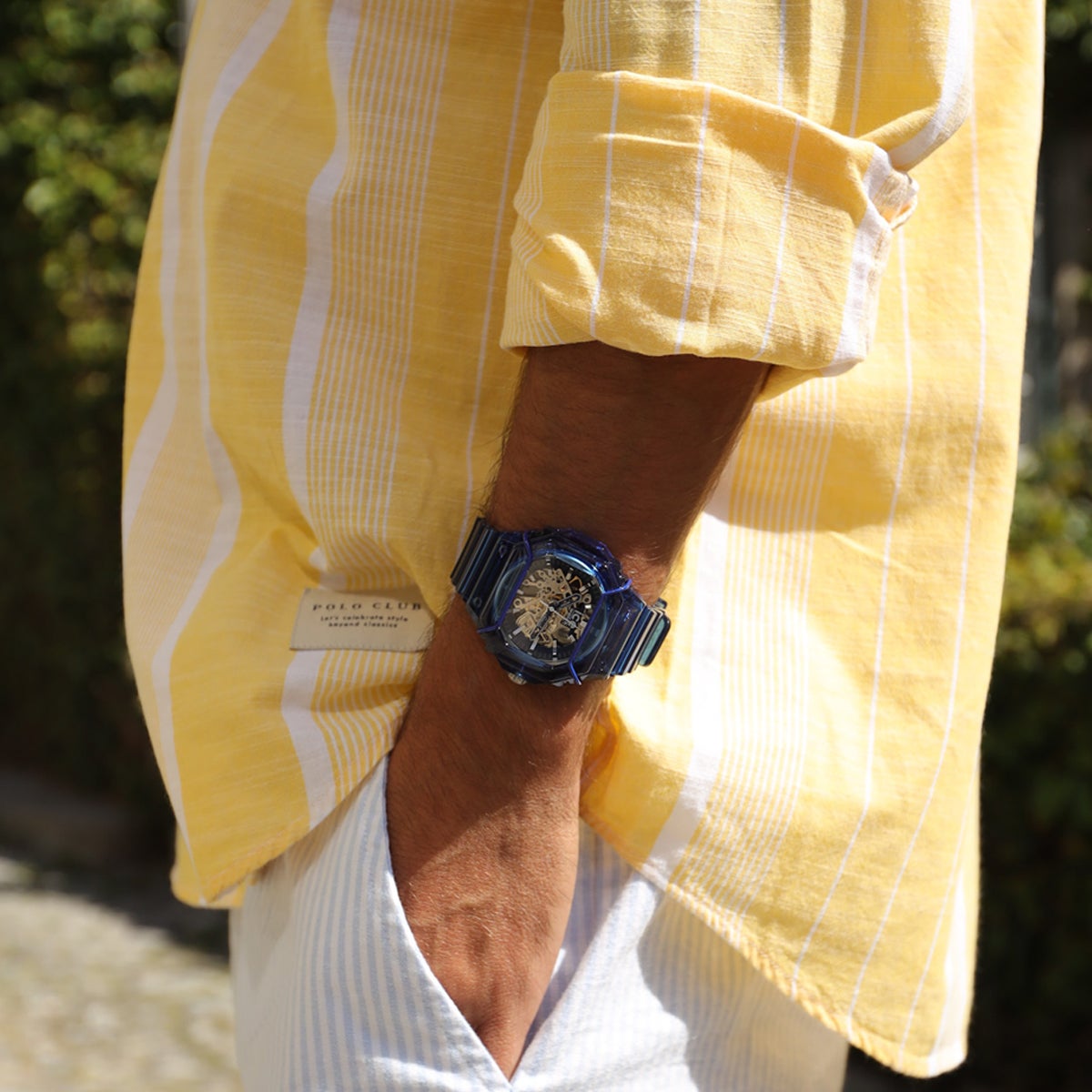 ICE-WATCH / アイスウォッチ BEWATCH 2 - ブルー スケルトン - 48mm