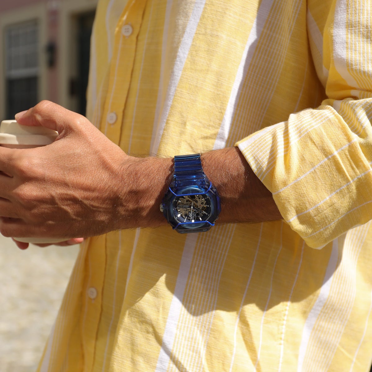 ICE-WATCH / アイスウォッチ BEWATCH 2 - ブルー スケルトン - 48mm
