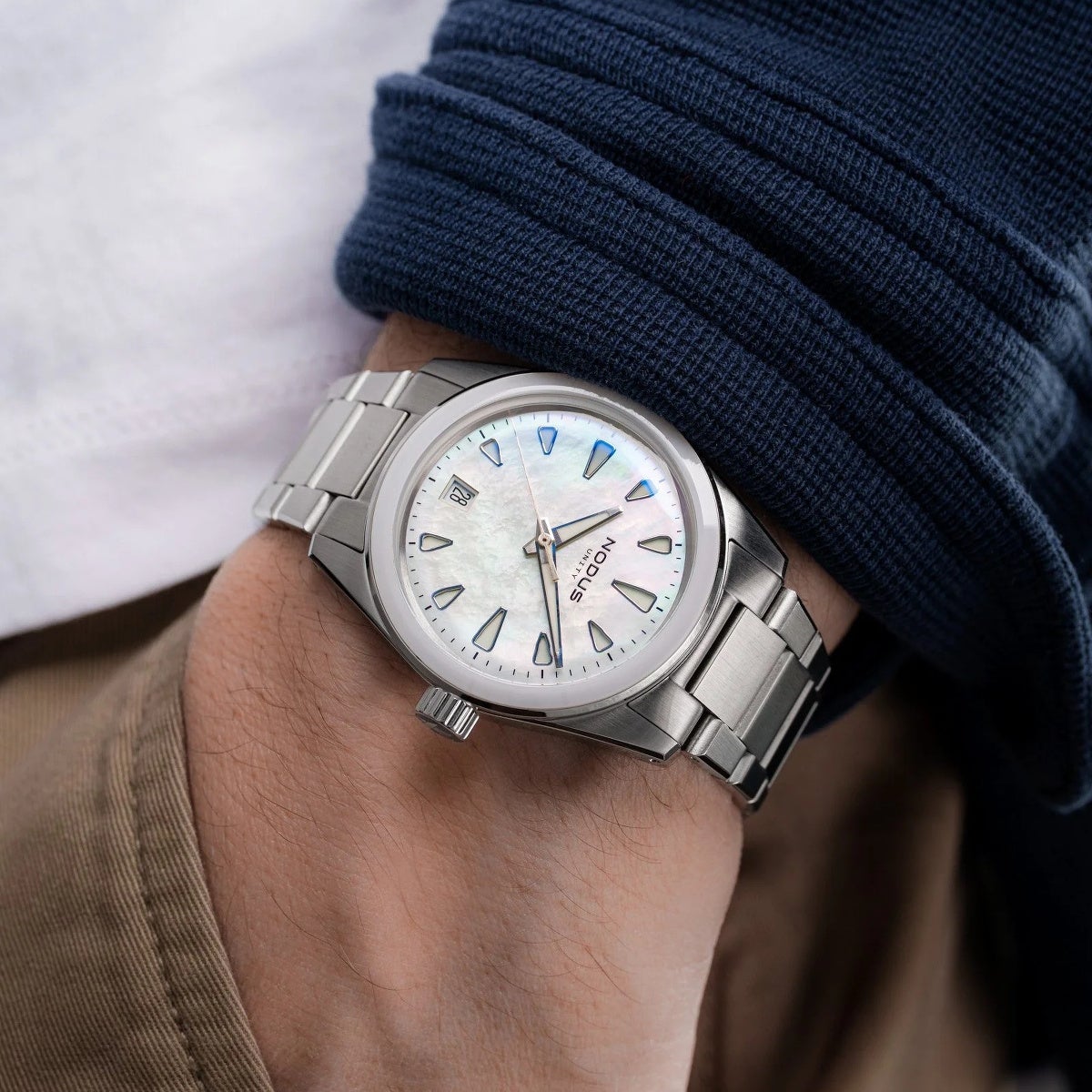 NODUS Watches / ノダス ウォッチ UNITY - PEARL WHITE メンズ腕時計