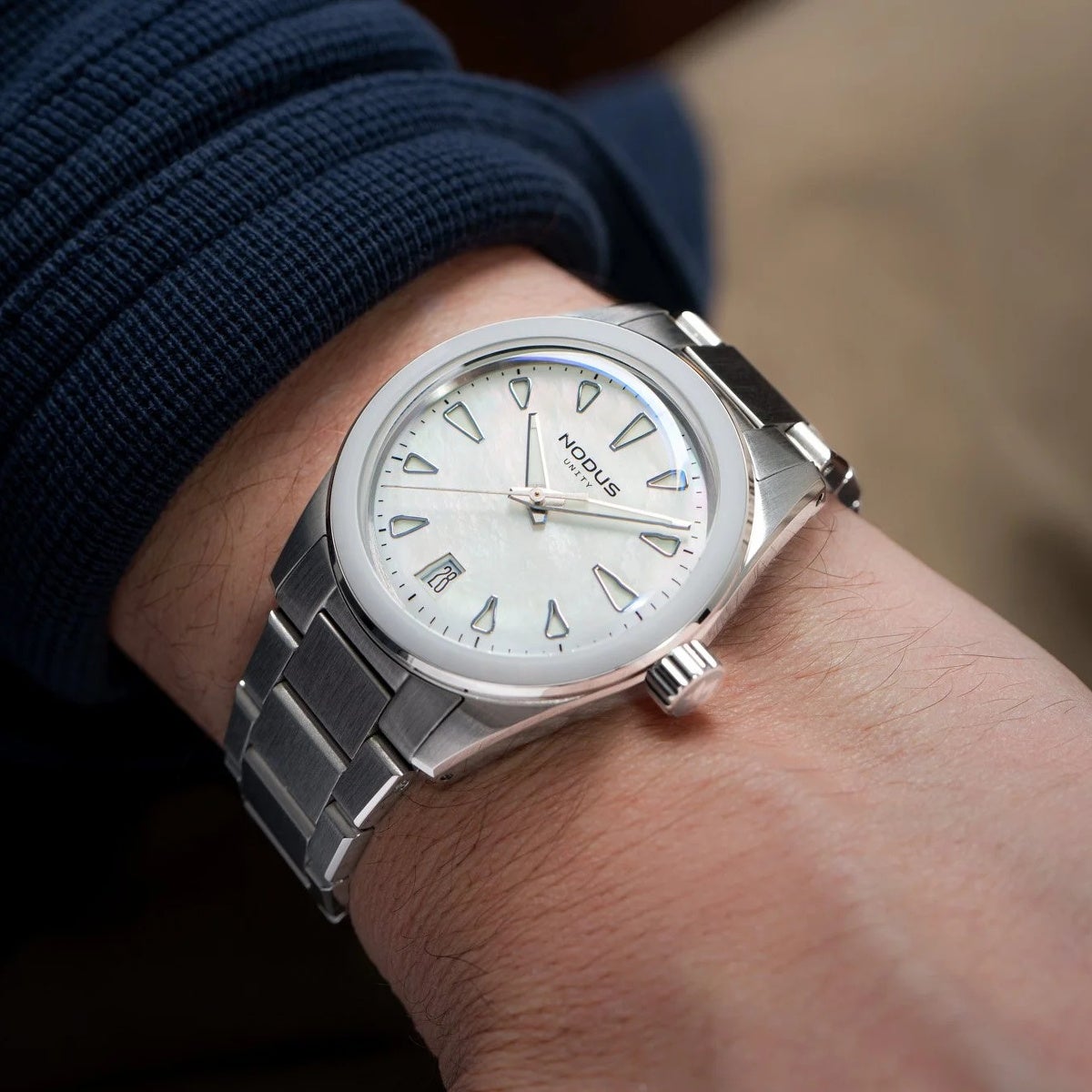 NODUS Watches / ノダス ウォッチ UNITY - PEARL WHITE メンズ腕時計