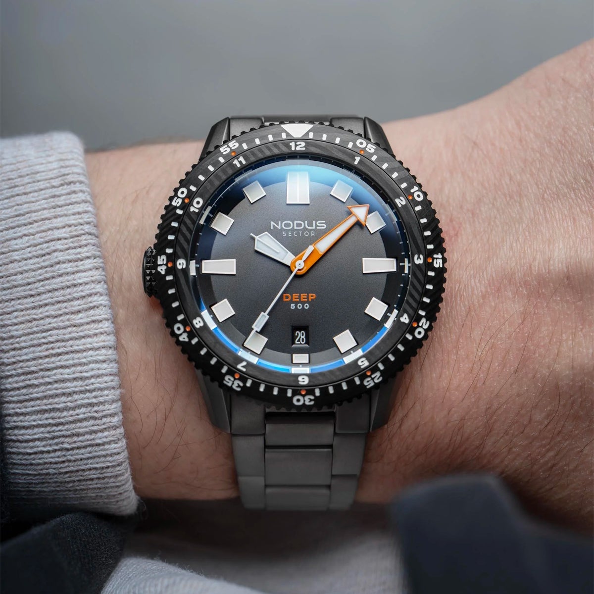 NODUS Watches / ノダス ウォッチ SECTOR DEEP - DAMASCUS メンズ