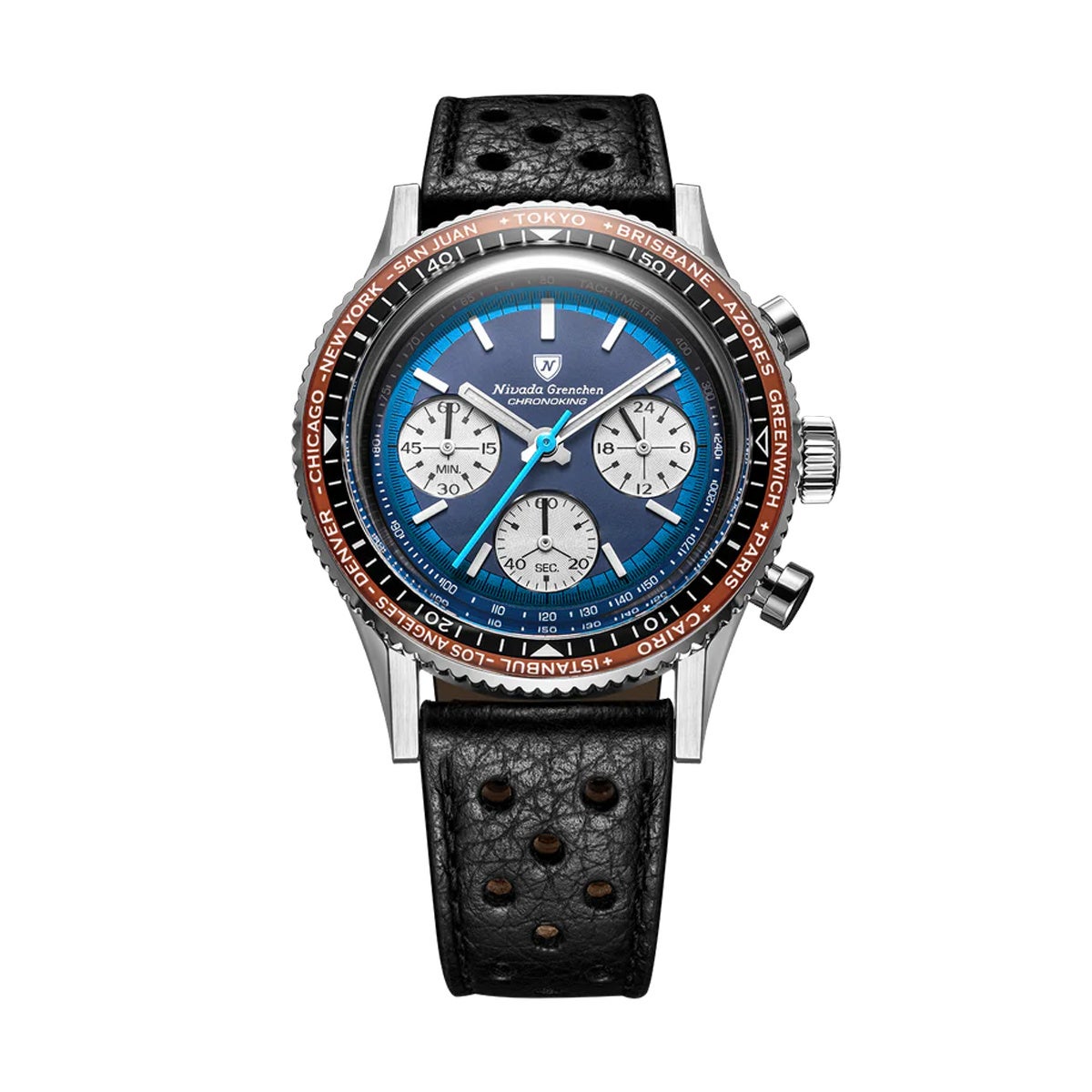 Nivada Grenchen / ニバダ グレンヒェン Chronoking Racing - Blue